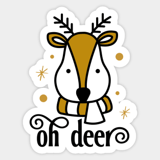 Oh Deer Sticker